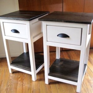 Rustic Contrast Nightstands