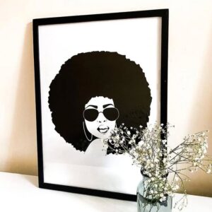 Afro Chic Wall Art