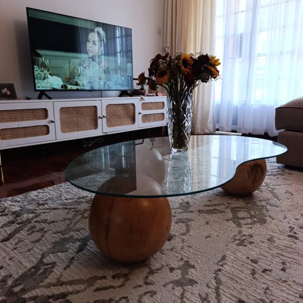 Bean Shaped Lotus Coffee Table