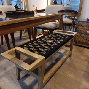 Nordic Woven Bench