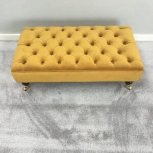 Amani Velvet Ottoman