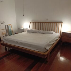 Nina Spindle Platform Bed