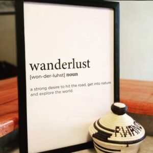 Wall Art – Wanderlust Definition