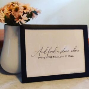 Quote Frame – Find a Place