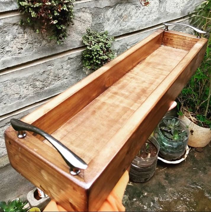 Rustic Charm Long Serving Tray