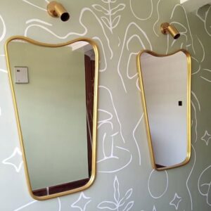 The Aurora Gold Accent Mirrors