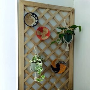 Meru Oak Wall Trellis