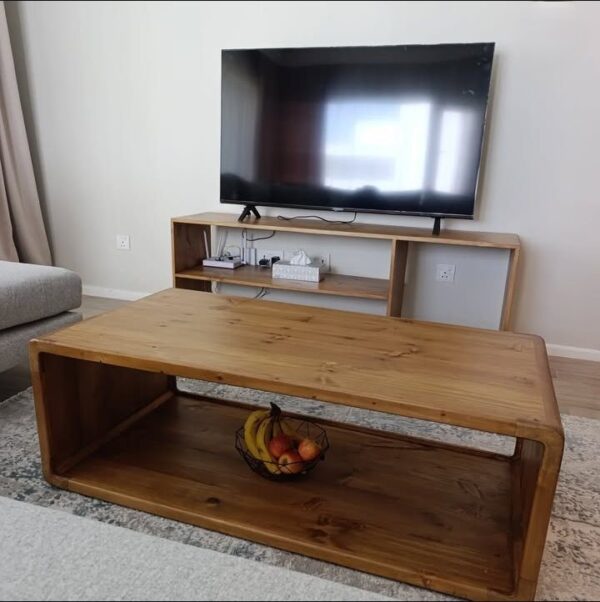 Pine Coffee Table and TV stand